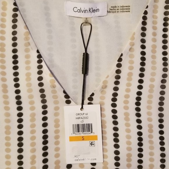 CK Ruffled-Sleeve Blouse - Picture 4 of 8